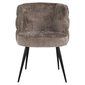 SCAUN DINING STELLA STONE CHENILLE NIAGARA 104, S4745, CONFECTIONAT DIN 100% POLIESTER, SPUMA, METAL SI LEMN DE PIN, RICHMOND INTERIORS - Img 3