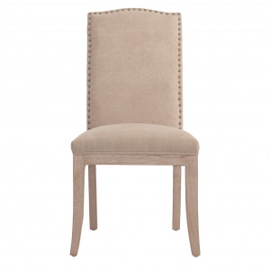 SCAUN KARBEN REF. 24103, CULOAREA NISIPULUI, STIL CLASIC, DIN LEMN MASIV DE PIN SI POLIESTER, VIC - Img 2
