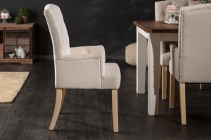 SET 2 SCAUNE, CLASIC DE DINING, CASTLE BEJ, DIN LEMN SI TEXTIL( STIL IN), ARTIM GROUP SELECTION - Img 3
