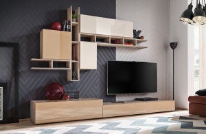 SET MODULAR LIVING NAPOLI 29 DWCM NP STIL MODERN ASM - Img 1