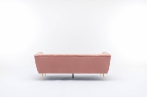 SOFA MODERNA 225CM, TEXTIL FIN( CATIFEA), ROZ/AURIU, DESIGN EXCLUSIVIST, ARTIM GROUP SELECTION - Img 6
