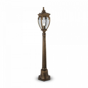 STALP EXTERIOR FLEUR O414FL-01GB1, DIN ALUMINIU, STIL MODERN, MAYTONI - Img 1