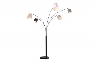 STOC!!! LAMPADAR LEVELS MULTICOLOR 205CM DIN METAL SI TEXTIL COD 36398 - Img 6