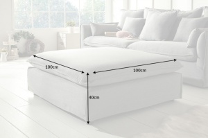 TABURET 100CM, TAPITERIE DE IN GRI, ARTIM GROUP SELECTION - Img 3