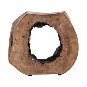 TABURET BUHERA REF. 24850, DIN LEMN MASIV TROPICAL, STIL RUSTIC, VIC - Img 1