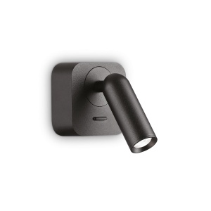APLICA BEAN AP SQUARE, NEGRU, DIN METAL, STIL MODERN - Img 1