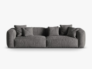 CANAPEA MARTINA, 4 LOCURI, 320 CM, DIVERSE CULORI SI MATERIALE, DESIGN DEOSEBIT - Img 8
