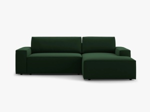 COLTAR EXTENSIBIL JODIE, DREAPTA, 3 LOCURI, 246 CM, DIVERSE CULORI SI MATERIALE, DESIGN DEOSEBIT - Img 6