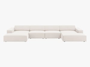 COLTAR JODIE, 6 LOCURI, 364 CM, DIVERSE CULORI SI MATERIALE, DESIGN DEOSEBIT - Img 13