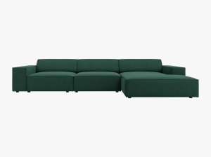 COLTAR JODIE, DREAPTA, 4 LOCURI, 284 CM, DIVERSE CULORI SI MATERIALE, DESIGN DEOSEBIT - Img 15