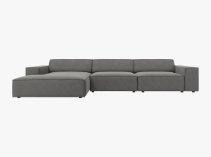 COLTAR JODIE, STANGA, 4 LOCURI, 284 CM, DIVERSE CULORI SI MATERIALE, DESIGN DEOSEBIT - Img 2
