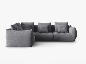 COLTAR MODULAR BLOOM DREAPTA, 4 LOCURI, 316 CM, DIVERSE CULORI SI MATERIALE, DESIGN DEOSEBIT - Img 11