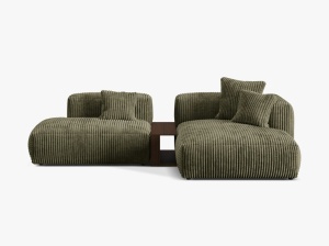 COLTAR MODULAR MARTINA DREAPTA, 2 LOCURI, 285 CM, DIVERSE CULORI SI MATERIALE, DESIGN DEOSEBIT - Img 18
