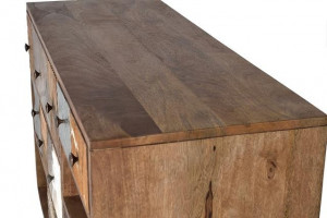 COMODA 110CM, MARO/FINITURI DIFERITE, DIN LEMN DE MANGO, GINER Y COLOMER - Img 2