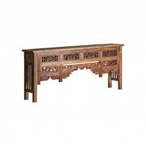 CONSOLA KIDAU REF. 28985. DIN LEMN MASIV DE TEC, STIL RUSTIC, VIC - Img 2