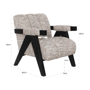 FOTOLIU CLOVER BE TRENDY 01 NATURE, S4630, CONFECTIONAT DIN 100% POLIESTER, LEMN DE FRASIN, POLIURETAN SI SPUMA, STIL MODERN - Img 5