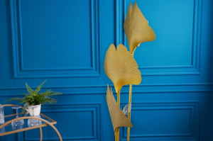 LAMPADAR, GINKGO 160CM, STRUCTURA DE METAL SI ABAJUR, COD 42690, STIL MODERN - Img 2