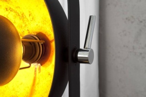 LAMPADAR, STUDIO, NEGRU/AURIU, 130CM, DIN INOX - Img 4