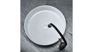 LAVOAR REA ELMA, ALB, 45 CM, DIN CERAMICA, CALITATE SUPERIOARA - Img 4