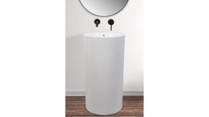 LAVOAR REA STATIV ESTERA, 85 CM, ALB, DIN CERAMICA, CALITATE SUPERIOARA - Img 2