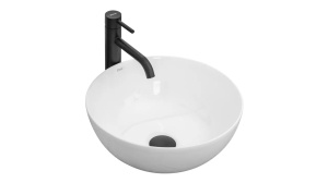 LAVOAR REA STELLA, ALB, 36 CM, DIN CERAMICA, CALITATE SUPERIOARA - Img 4
