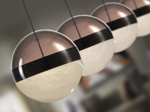 LUSTRA/PLAFONIERA ORBES, 90 CM, MULTICOLORA, DIN METAL, POLICARBONAT SI STICLA, STIL MODERN - Img 2
