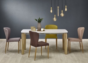 MASA BUCATARIE WEBER DIN MDF SI METAL HALMAR - DESIGN MODERN - Img 2