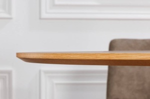 MASA DE SUFRAGERIE ROTUNDA, 140CM, STEJAR, MDF SI FURNIR, ARTIM GROUP SELECTION - Img 6