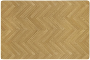 MASA DINING BERTO, STEJAR/NEGRU, 120 CM, BLAT DIN MDF SI PICIOARE DIN METAL, STIL MODERN - Img 2