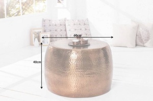 MASUTA DE CAFEA 60CM, ORIENT, COD 37154, CUPRU, DESIGN MODERN ORIENTAL - Img 7