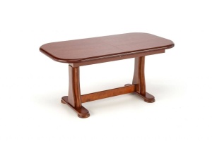 MASUTA DE CAFEA EXTENSIBILA TYMON 2, CASTAN, DIN MDF FURNIRUIT SI LEMN MASIV, STIL MODERN, HALMAR - Img 1