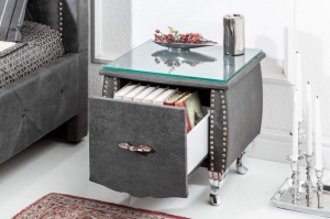 NOPTIERA 45CM, EXTRAVAGANCIA, COD 39356, GRI, STIL MODERN - Img 2
