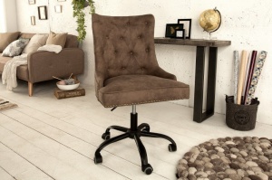 SCAUN DE BIROU, VICTORIAN, MICROFIBRA, DESIGN BAROC, ARTIM GROUP SELECTION - Img 1