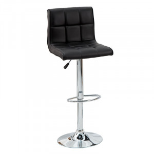 SET 2 SCAUNE DE BAR NEGRE MODENA 36918 - DESIGN MODERN - Img 3