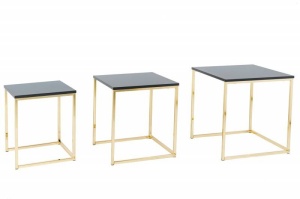SET 3 MASUTE, ELEMENTS, COD 42476, DIN METAL SI FURNIR, STIL MODERN - Img 6
