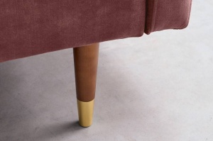 SOFA EXTENSIBILA, 195CM, MICROFIBRA ROZ, MODEL DEOSEBIT, ARTIM GROUP SELECTION - Img 6