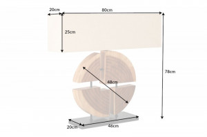 VEIOZA, ARTWORK 80CM BEJ, COD 40328, DIN LEMN MASIV, DESIGN SCANDINAV - Img 6