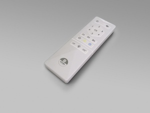 VENTILATOR VENTURI, CU TELECOMANDA, 40/52 CM, ALB MAT/OPAL/TRANSPARENT, DIN METAL SI ACRIL, STIL MODERN - Img 2