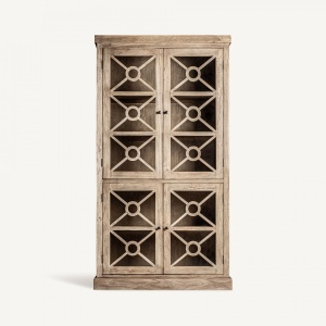 VITRINA DEOSEBITA, GUBIN, STIL COLONIAL, LEMN DE ULM, ARTIM GROUP SELECTION - Img 1