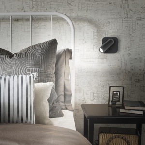 APLICA BEAN AP SQUARE, NEGRU, DIN METAL, STIL MODERN - Img 2