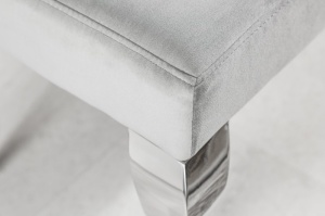 BANCHETA, 170CM, BAROCK 170CM, ARGINTIE, DESIGN MODERN - Img 7