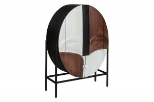 BUFET LIVING, VODO 120CM, LEMN MASIV DE MANGO SI SUPORT METALIC - Img 5
