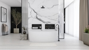 CADA REA MALTA, 150 CM, ALB, DIN ACRIL, CALITATE SUPERIOARA - Img 2