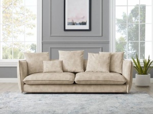 CANAPEA DEOSEBITA, 225CM, CATIFEA SAMPANIE, DESIGN RETRO, ARTIM GROUP SELECTION - Img 1
