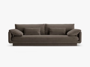 CANAPEA TORINO, 4 LOCURI, 250 CM, DIVERSE CULORI SI MATERIALE, DESIGN DEOSEBIT - Img 3