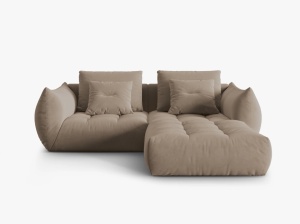 COLTAR MODULAR BLOOM DREAPTA, 3 LOCURI, 232 CM, DIVERSE CULORI SI MATERIALE, DESIGN DEOSEBIT - Img 5