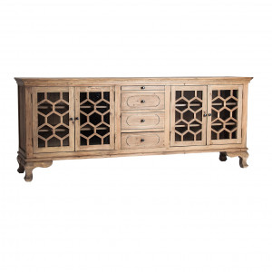 COMODA LAVIK REF. 27010, DIN LEMN MASIV DE PIN RECICLAT, STIL RUSTIC, VIC - Img 2