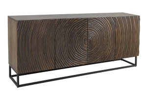 COMODA LIVING 177CM, LEMN DE MANGO SI CADRUL DIN METAL, ARTIM GROUP COLLECTION - Img 6