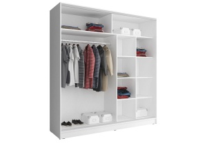 DULAP MARTYNIKA ALB/ALBASTRU/VERDE DESIGN MODERN PSK - Img 3