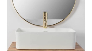 LAVOAR REA BERTA, ALB, 48,5 CM, DIN CERAMICA, CALITATE SUPERIOARA - Img 5